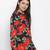 Wonder rose print women top