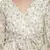 Gala green florestic tie knot women dress