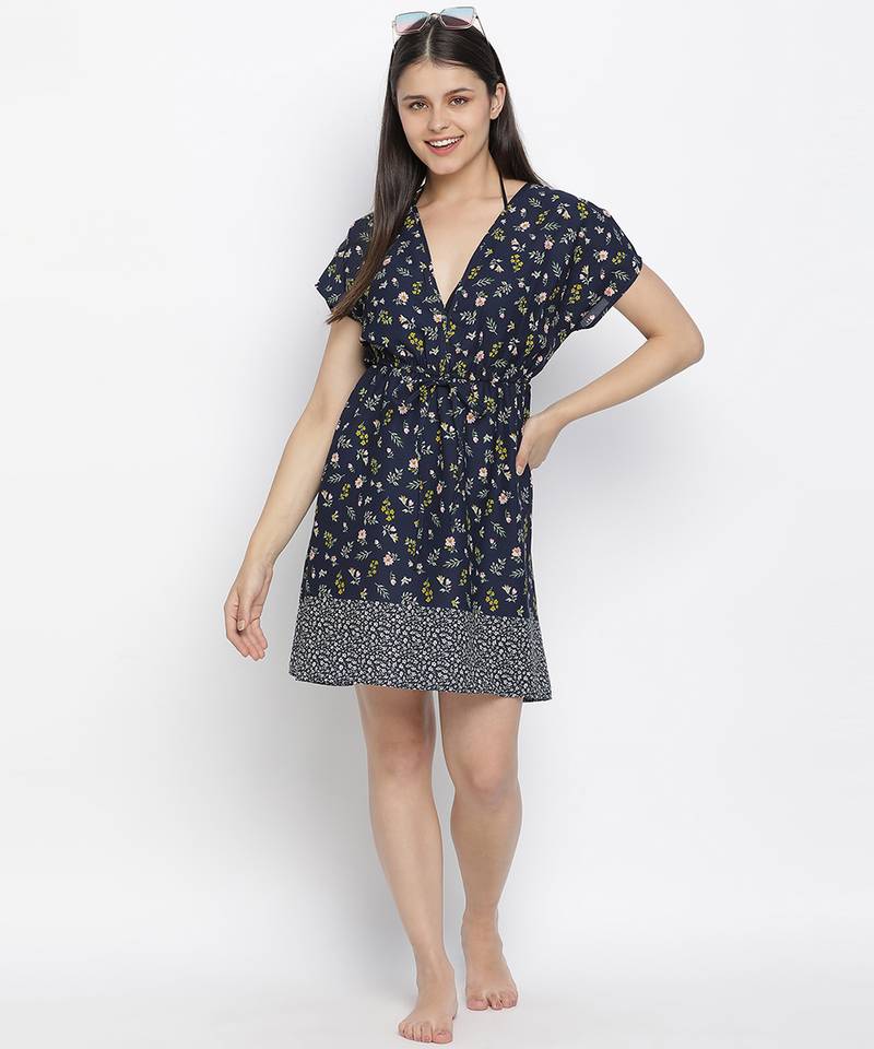 Luscious printed women beachwear kaftan