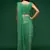 Light green embroidered georgette saree with blouse