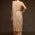 Beige embroidered georgette saree with blouse