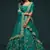 Elegance Green Dori And Sequins Embroidered Bridal Designer Lehenga Choli Set