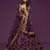 Elegance Purple Dori And Sequins Embroidered Bridal Designer Lehenga Choli Set