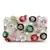 Anekaant Adorn Cream & Multi Faux Silk Floral Embellished Clutch