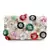 Anekaant Adorn Cream & Multi Faux Silk Floral Embellished Clutch