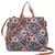 Anekaant Grey & Multi Polyester & Leatherette Digital Print Floral Sling Bag