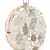 Anekaant Gala Natural & Gold Faux Silk Floral Embroidered Clutch