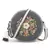 Anekaant Charcoal & Multi Canvas Floral Embroidered Sling Bag
