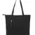 Anekaant  Black  Cotton canvas Sequined Stripe Tote Bag