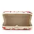 Anekaant Tulle Natural & Pink Faux Silk Floral Embroidered Clutch