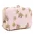 Anekaant Tulle Baby Pink & Gold Faux Silk Floral Embroidered Clutch