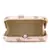 Anekaant Tulle Baby Pink & Gold Faux Silk Floral Embroidered Clutch