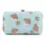 Anekaant Tulle Sky Blue & Gold Faux Silk Floral Embroidered Clutch