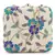 Anekaant Vista Natural, Turquoise & Green Faux Silk Floral Embroidered Clutch