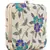 Anekaant Vista Natural, Turquoise & Green Faux Silk Floral Embroidered Clutch