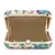 Anekaant Vista Natural, Turquoise & Green Faux Silk Floral Embroidered Clutch