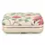 Anekaant Vista Natural & Multi Faux Silk Botanical Embroidered Clutch
