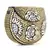 Anekaant Mosiac Gold & White Metal & Shells Mosaic Clutch