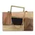 Anekaant Timber Wood & Black Wood & Resin Colorblocked Clutch