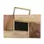 Anekaant Timber Wood & Black Wood & Resin Colorblocked Clutch