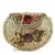 Anekaant Mosiac Gold & Brown Metal & Stones Mosaic Clutch