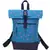Anekaant  Blue & Pink Printed Cotton Canvas Backpack