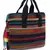 Anekaant  Black & Multi Woven Cotton Striped Laptop Bag