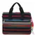 Anekaant  Black & Multi Woven Cotton Striped Laptop Bag