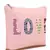 Anekaant Peach & Multi Polyester Canvas Typography Digital Printed Travel Accessory Bag