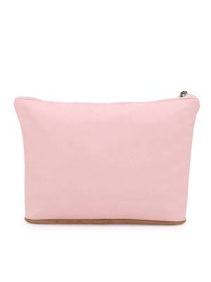 Anekaant Peach & Multi Polyester Canvas Typography Digital Printed Travel Accessory Bag 3