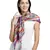 Purple & Multi Solid Cotton Scarf with Lace Border