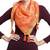 Orange and Yellow Pompoms Chiffon Scarf with Tassels