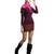 Fuschia Pompoms Cotton Scarf with Tassels