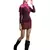 Fuschia Pompoms Cotton Scarf with Tassels