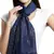 Navy Blue & Silver Embellished Viscose Scarf (180 x 70 cm)