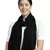 Black & Gold Woven Design Viscose Scarf (180 x 70 cm)
