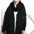 Black & Gold Woven Design Viscose Scarf (180 x 70 cm)