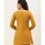Women Mustard Cotton Blend Fit & Flare Top
