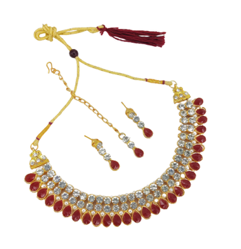 Maroon necklaces 1