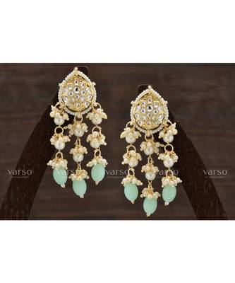 Red kundan Alloy  chocker  pair of Earring  mang tika 3