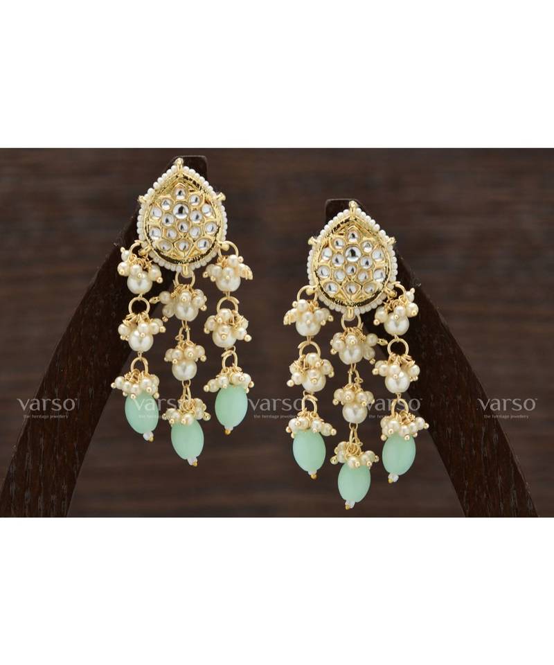 Red kundan Alloy  chocker  pair of Earring  mang tika