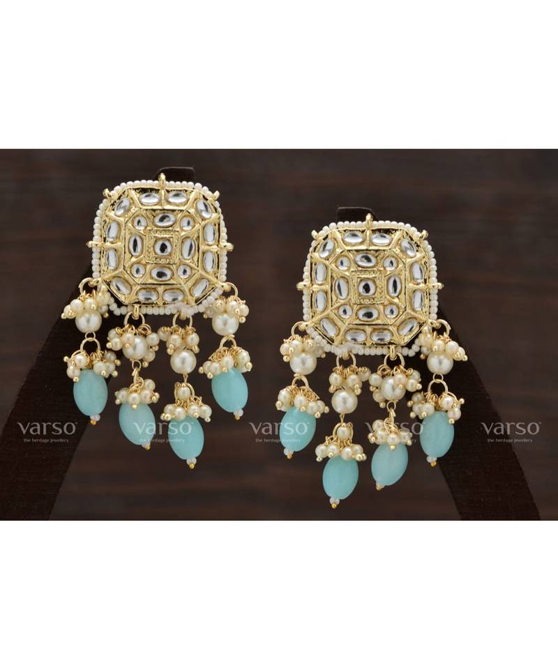 Red kundan Alloy  chocker  pair of Earring  mang tika