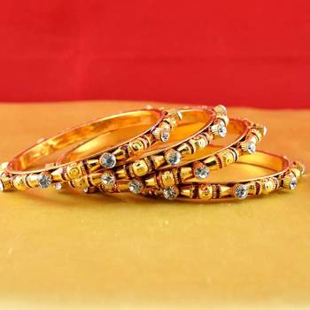 Rajasthani gokharoo,kara churi meenakari,moti,cz,stone,bangles size-2.4,2.6,2.8 1