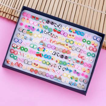 Stud Earring Box Multicolor Different Designe Set Of 100 Earrings for girls 1