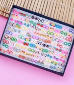 Stud Earring Box Multicolor Different Designe Set Of 100 Earrings for girls