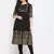Black printed cotton ethnic-kurtis