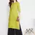 Green plain rayon kurtas-and-kurtis