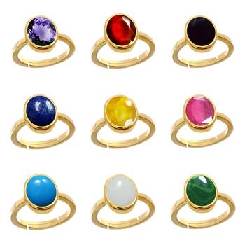 Gold Plated Adjustable Pink Ruby 3.25 Ratti Stone Ring Oval Shape Faceted Cut Ring 1