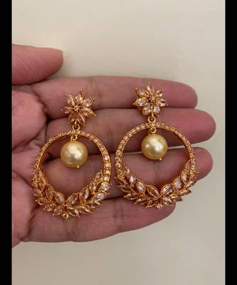 Yellow cubic-zirconia-cz-earrings 1