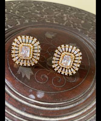 Yellow cubic-zirconia-cz-earrings 1